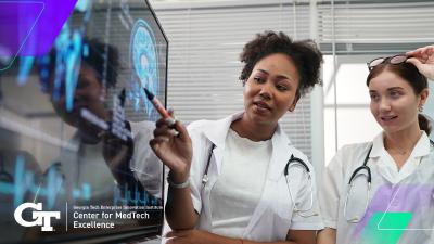 doctors reviewing brain scan