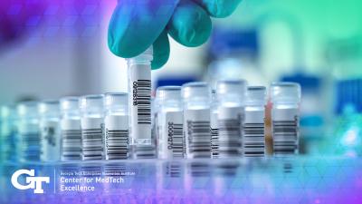 stock shot of test tubes