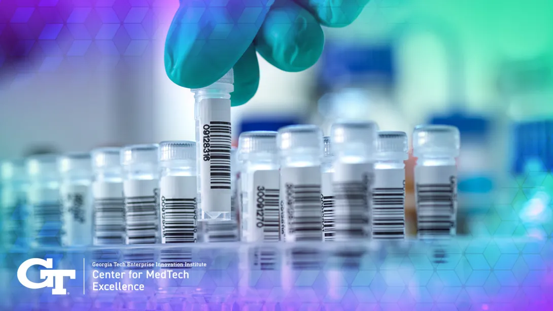 stock shot of test tubes